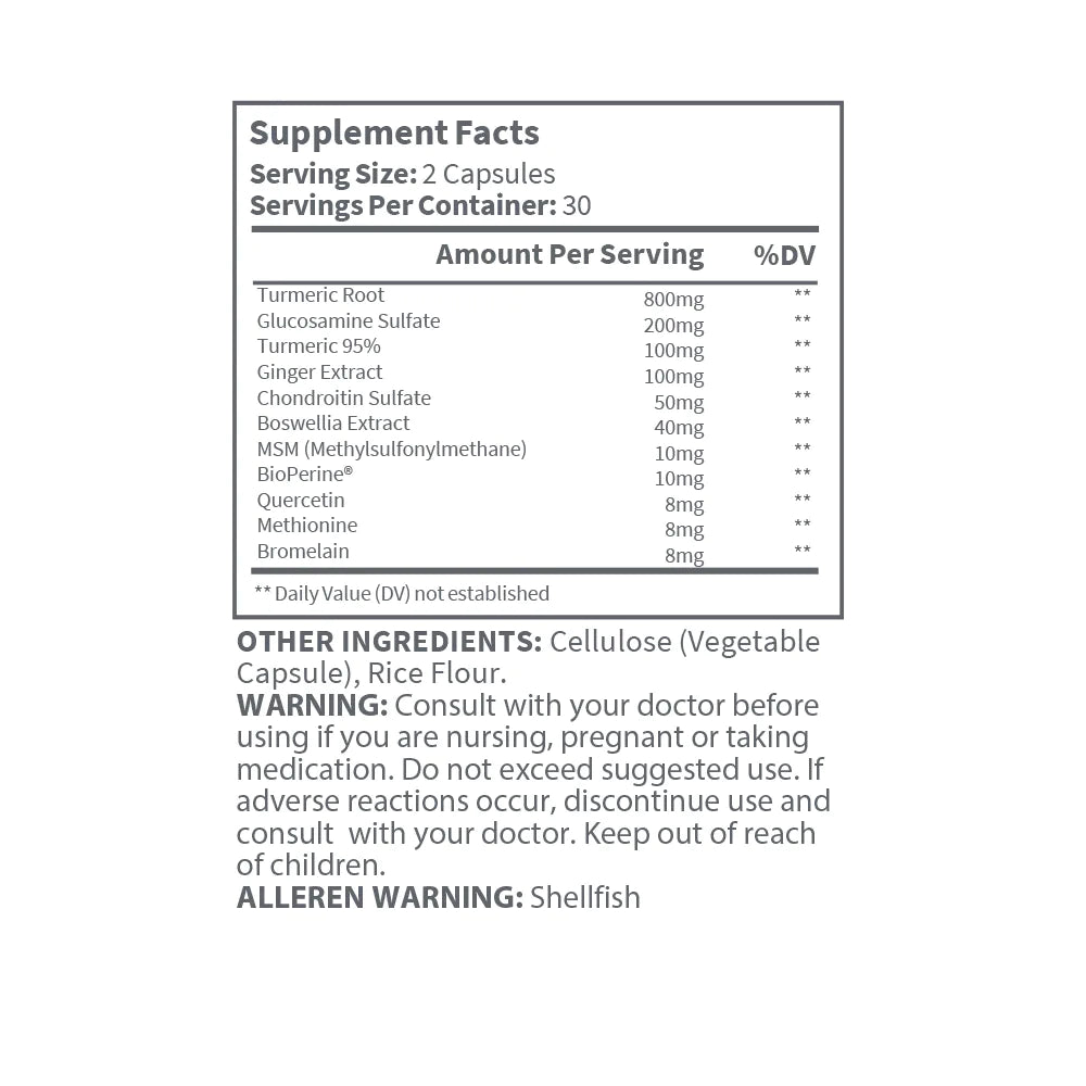USA MEDICAL Turmeric Curcumin with BioPerine® | 60 count
