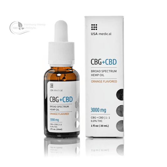 USA MEDICAL CBG +CBD  Oil (3000 mg)