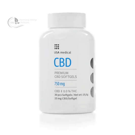 USA MEDICAL CBD Capsules 750 MG (30 count)