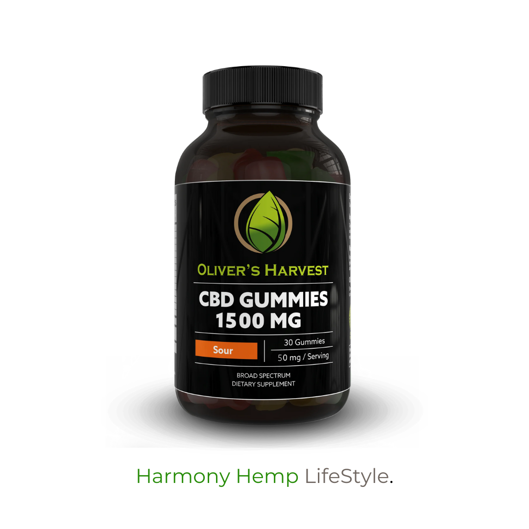 Gomitas de Espectro Amplio con CBD de Oliver's Harvest