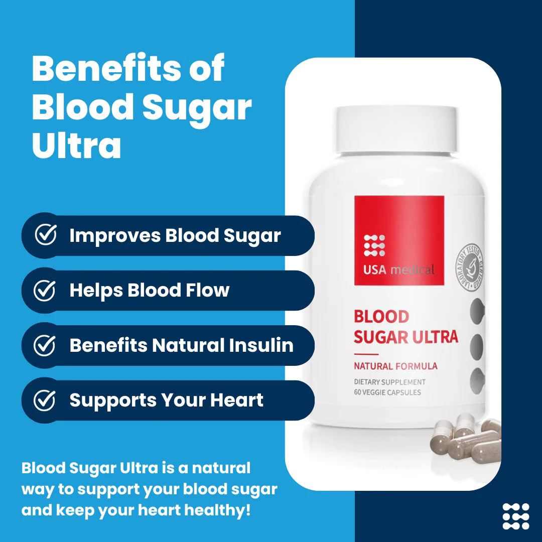USA MEDICAL Blood Sugar Ultra (60 count)