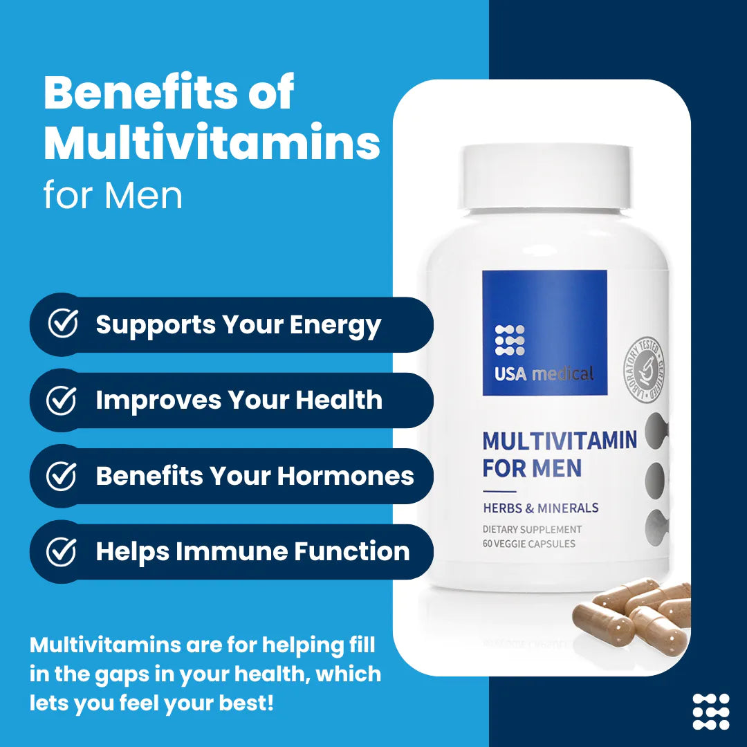 USA MEDICAL Men's MULTIVITAMINICO (60 count)