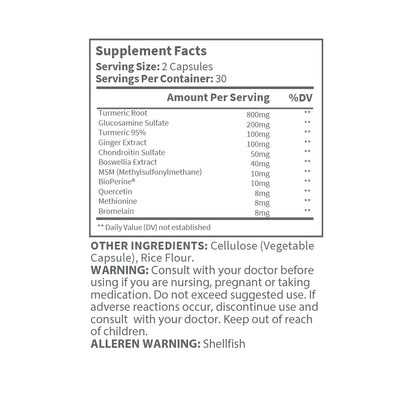 USA MEDICAL Turmeric Curcumin with BioPerine® | 60 count