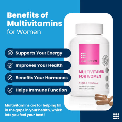 USA MEDICAL Women's MULTIVITAMINICO (60 count)